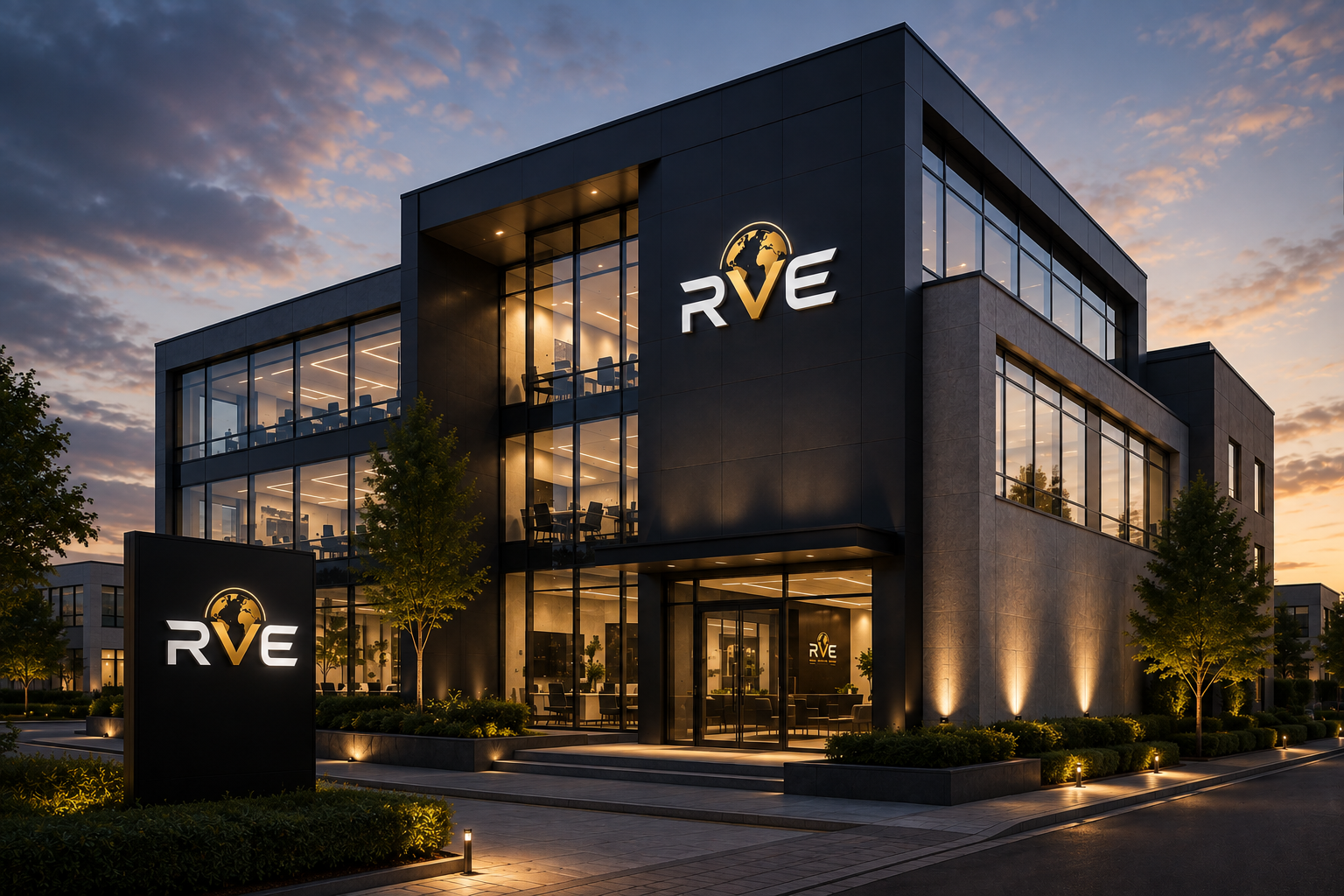 RVE virtual headquarters building
